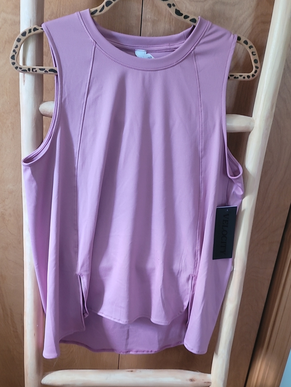 Velocity Women’s Sleeveless Tank Top - Dusty Mauve